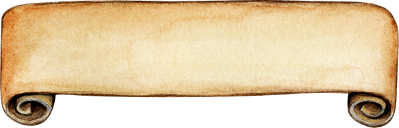 Vintage Scroll Watercolor Illustration 
